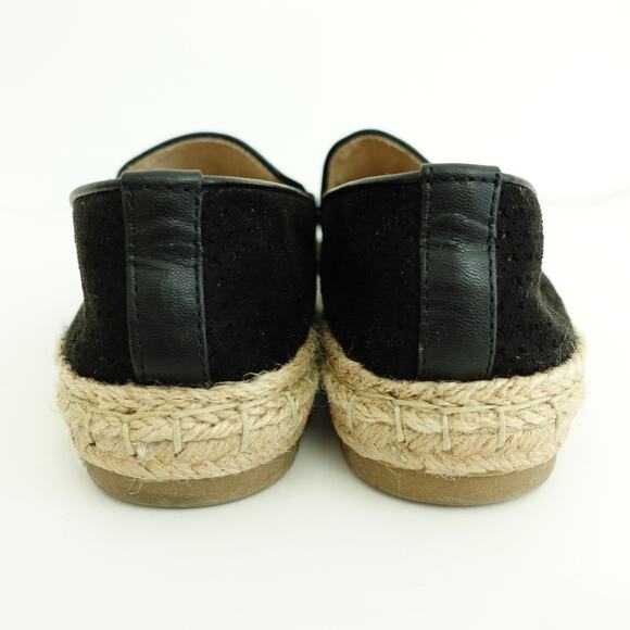 Charter Club Womens Jonii Espadrille Platform Flats Round Toe Black Size 6.5M - Picture 5 of 8